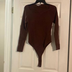 Never worn. Wishlist Sweater Ribbed bodysuit